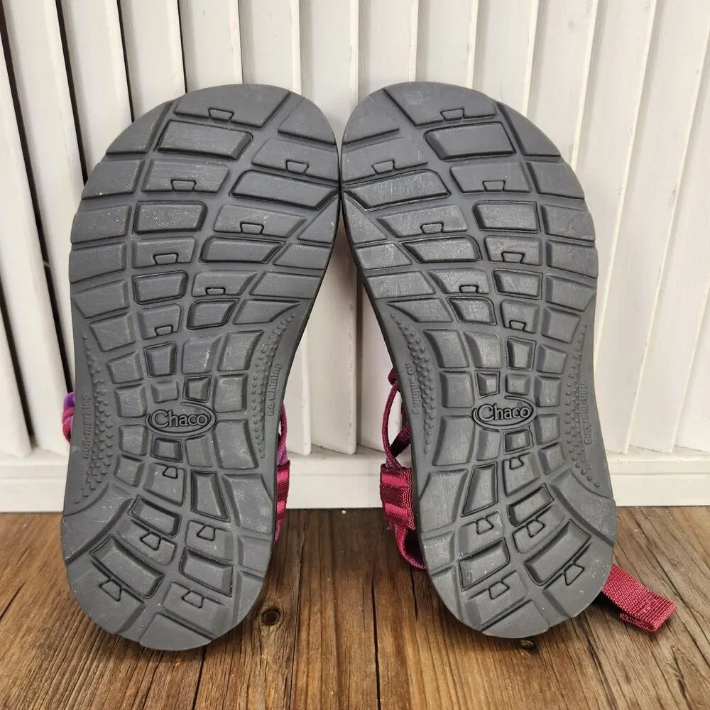 Chaco ZX/1 Ecotread Kids 13M Sweeping Fuchsia Pink Hiking Beach Strappy Sandals